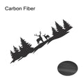 Hunting Deer and Trees Tailgate Decal for Trucks and SUVs