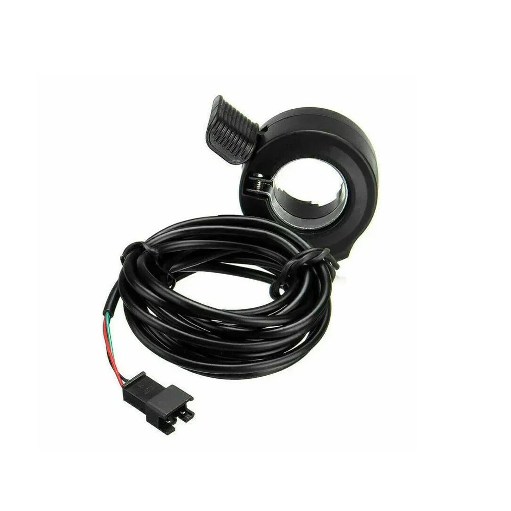 SPORTFUNSF Outdoor Thumb Throttle E Bike Parts Assembly Replacement Three-wire Black Ebike Electric Bike For Electric Bicycle PA