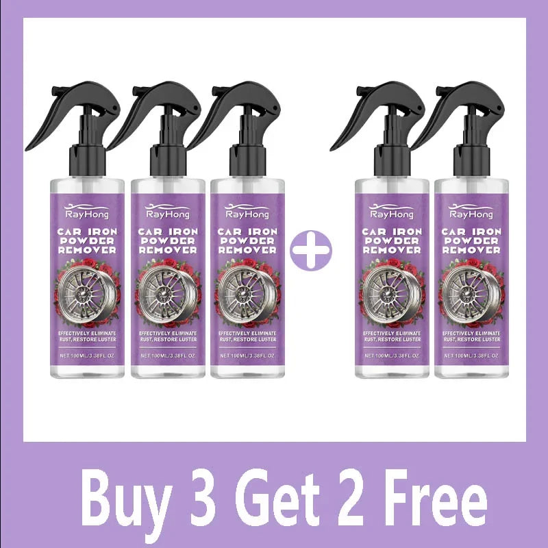 Iron Powder Remover Spray for Car Paint and Wheels