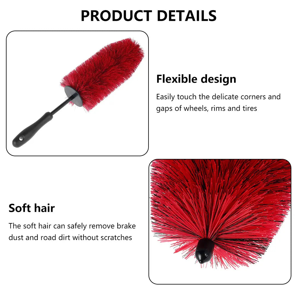 Nylon Wheel Cleaning Brush for Car Rims and Tires