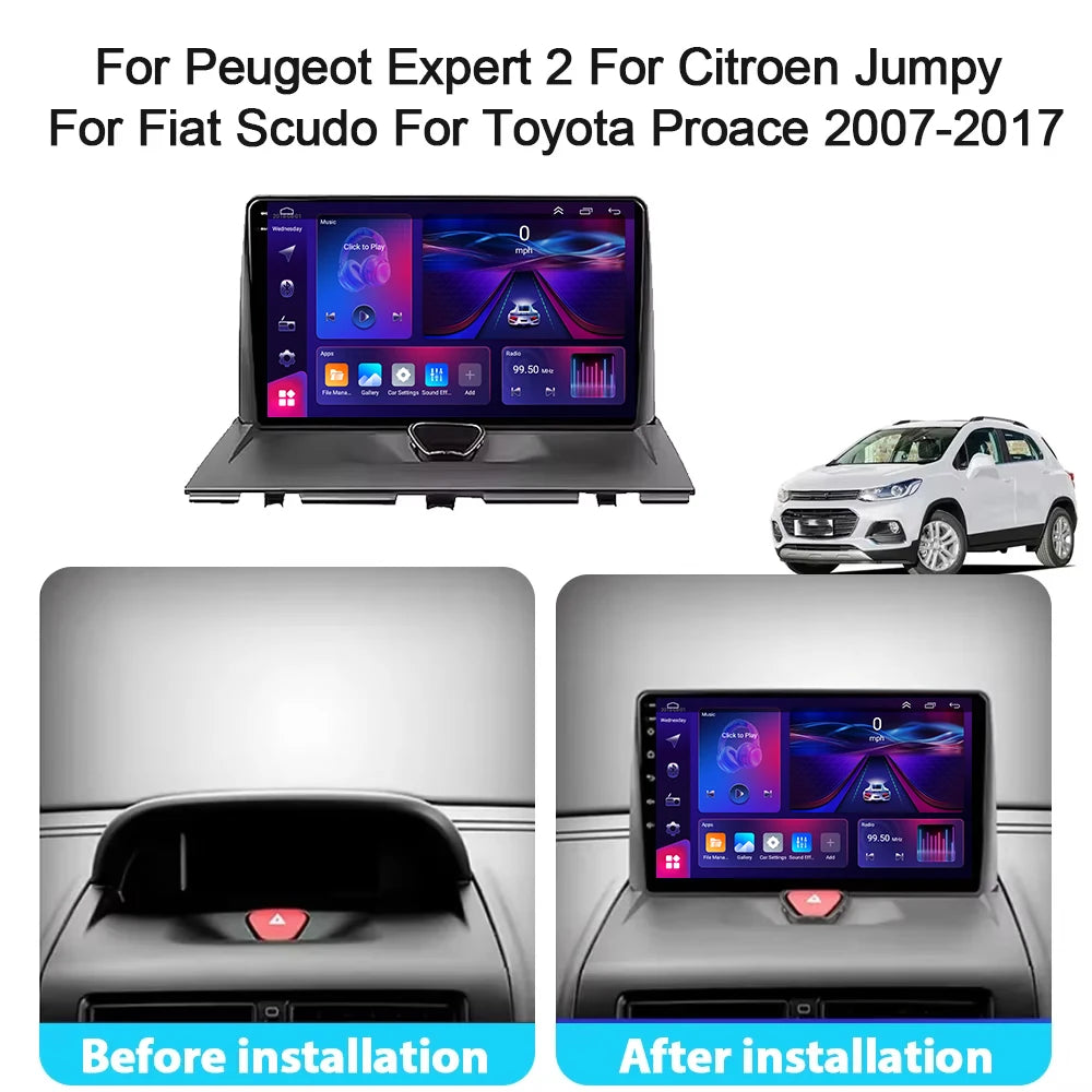 Android 16 Touchscreen Car Stereo for Peugeot Expert Citroen Jumpy - image 2
