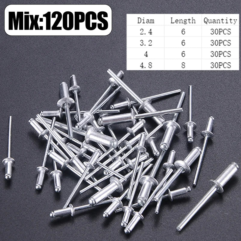 Heavy Duty Rivet Gun Hand Tools Riveter Set Pop Rivet Gun Assortment DIY Automotive Furniture Marine Repairs Rivets Guns Tool