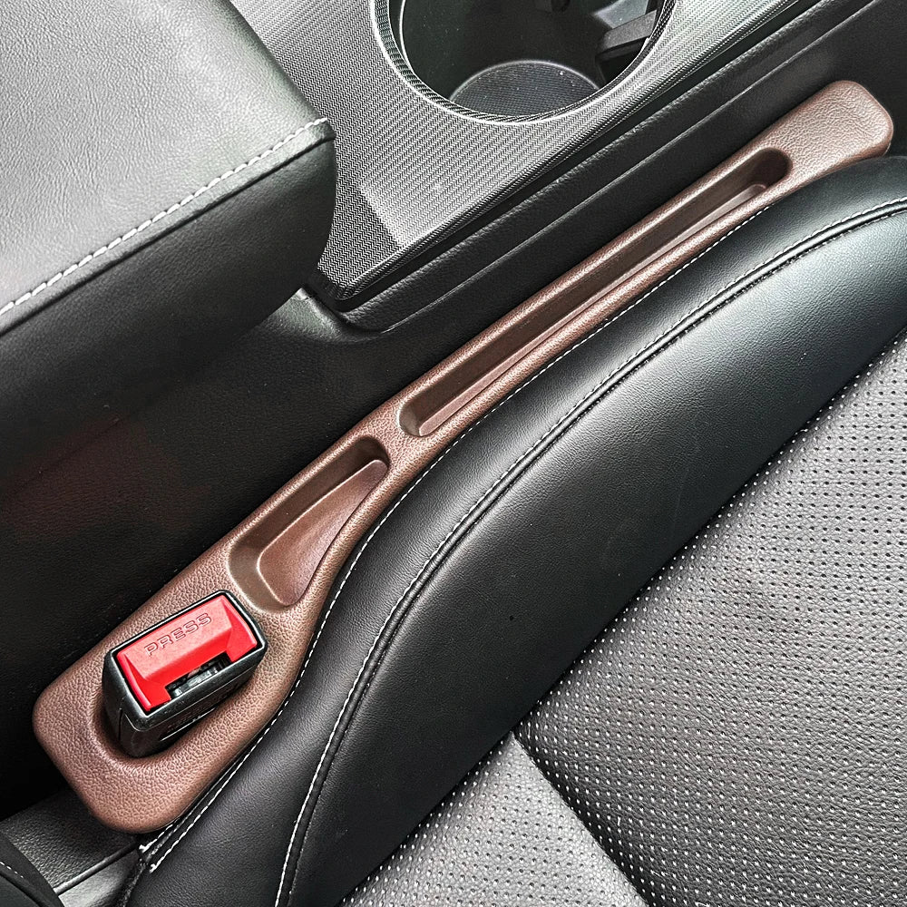 Car Seat Gap Filler with Dual Slots, Set of 2