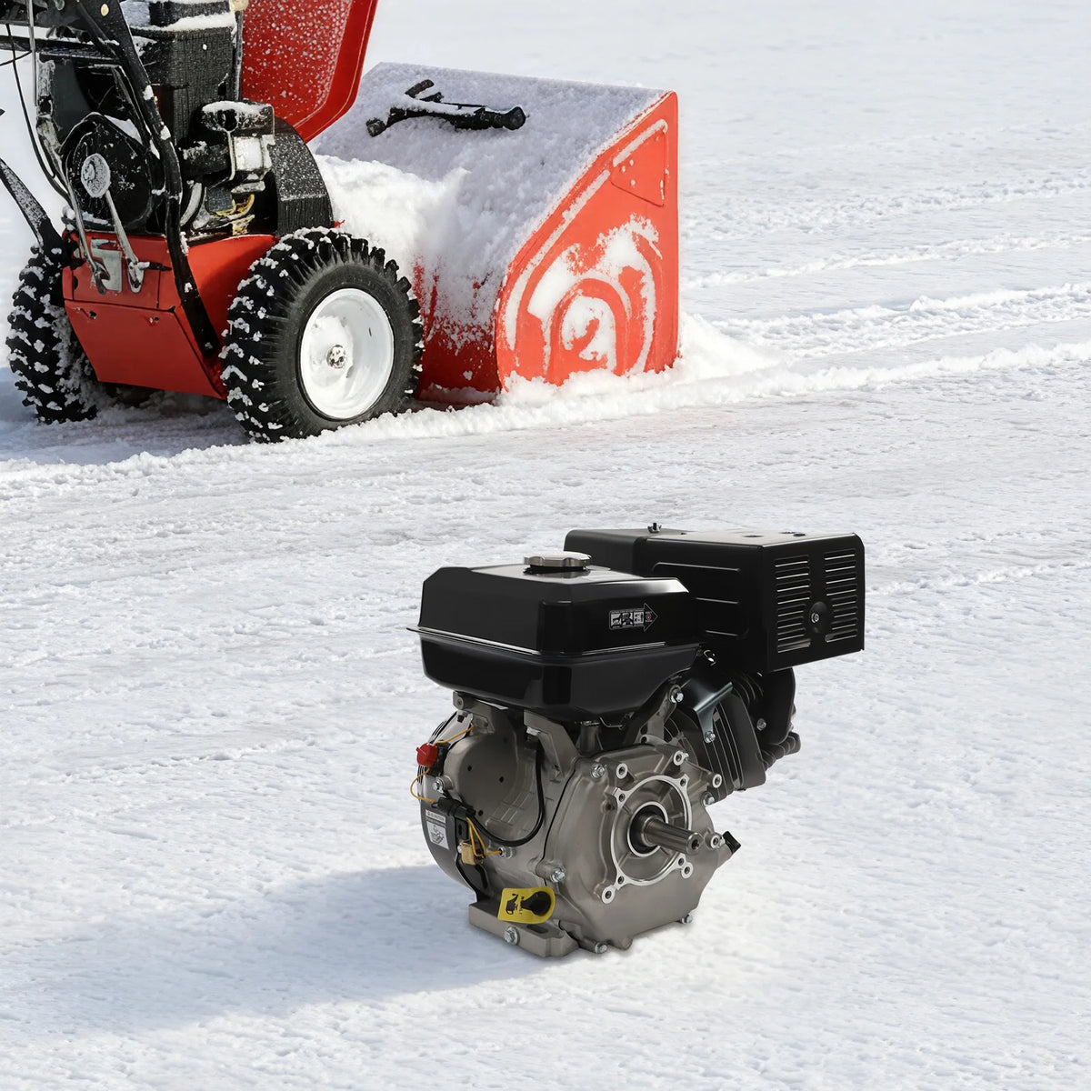 420cc 15HP Gas Engine, 4-Stroke OHV, Pull Start