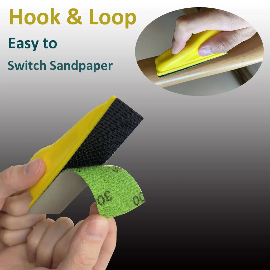 71-Piece Mini Sandpaper Kit with Hook-and-Loop Sanding Block