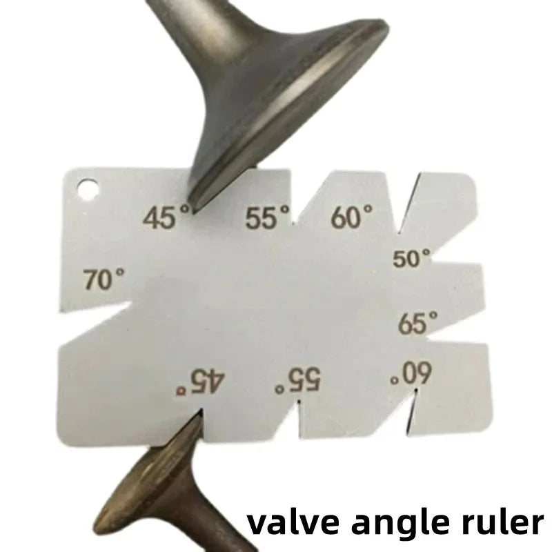 Valve Angle Gauge Ruler for Engine Valve Seat - 45/55/60/65/70 Degrees