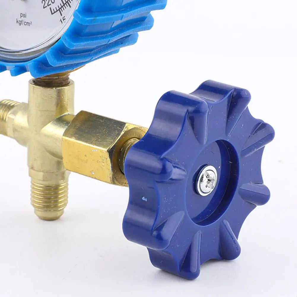 Air Condition Gauge For R22 And R134 Refrigerants High And Low Manifold Gauge High-precision Pressure Gauge