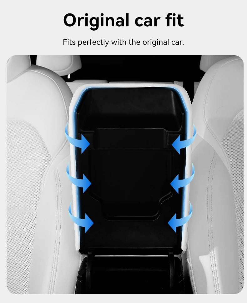 Armrest Cover for Tesla Model Y Juniper, Model YL and Model 3 Highland