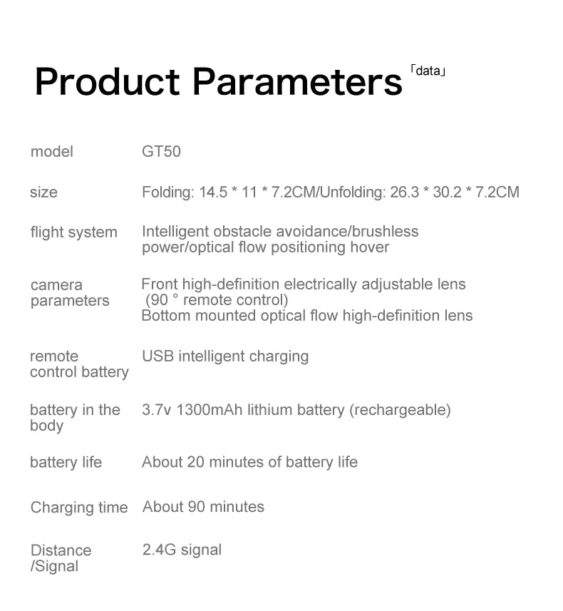 Lenovo GT50 4K Dual Camera Foldable Brushless Drone Obstacle Avoidance - image 23