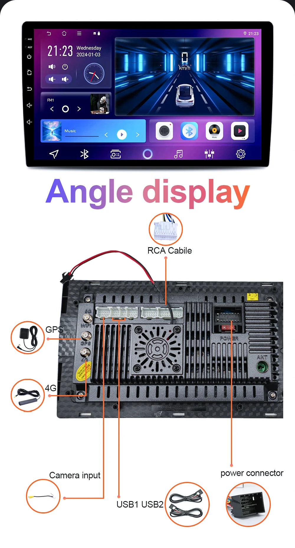 10 Inch Android Car Stereo for Suzuki Swift 2003-2010 with CarPlay - image 27