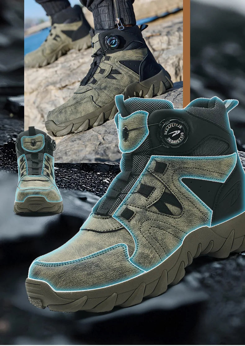 Steel Toe Safety Boots, Smash-Proof & Puncture-Resistant - image 17