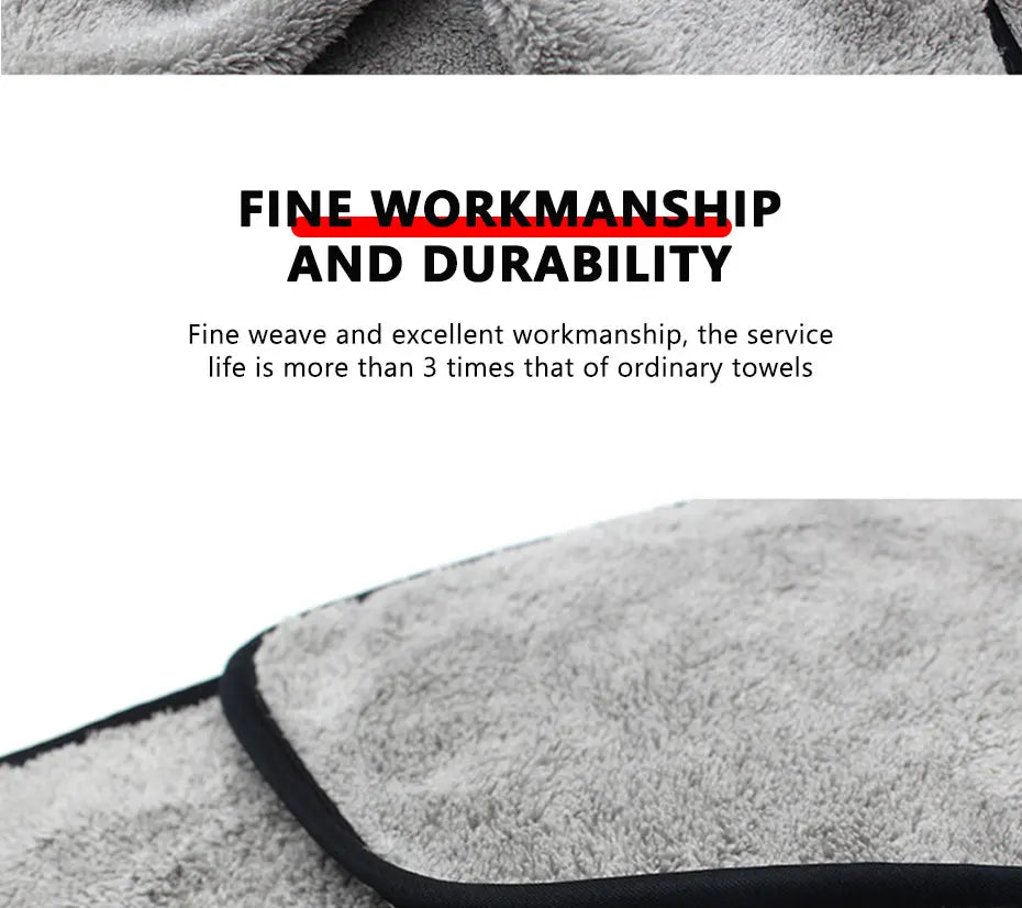 Microfiber Car Drying Towel, 4 Sizes