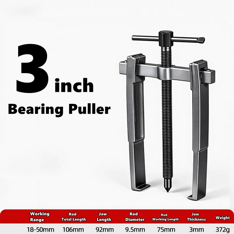 3/4/6/8 Inch 2 Jaw Car Inner Bearing Puller Gear Extractor Automotive Repair Tool