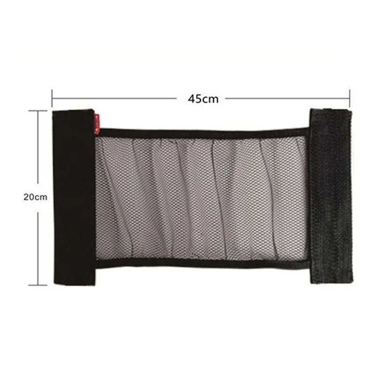 Elastic Trunk Straps and Mesh Net for Fire Extinguisher and Small Items
