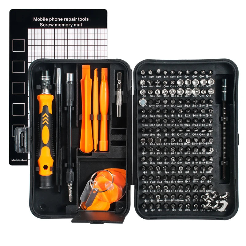 170-in-1 Magnetic Screwdriver Bit Set Torx Phillips Phone PC Repair Kit - image 29