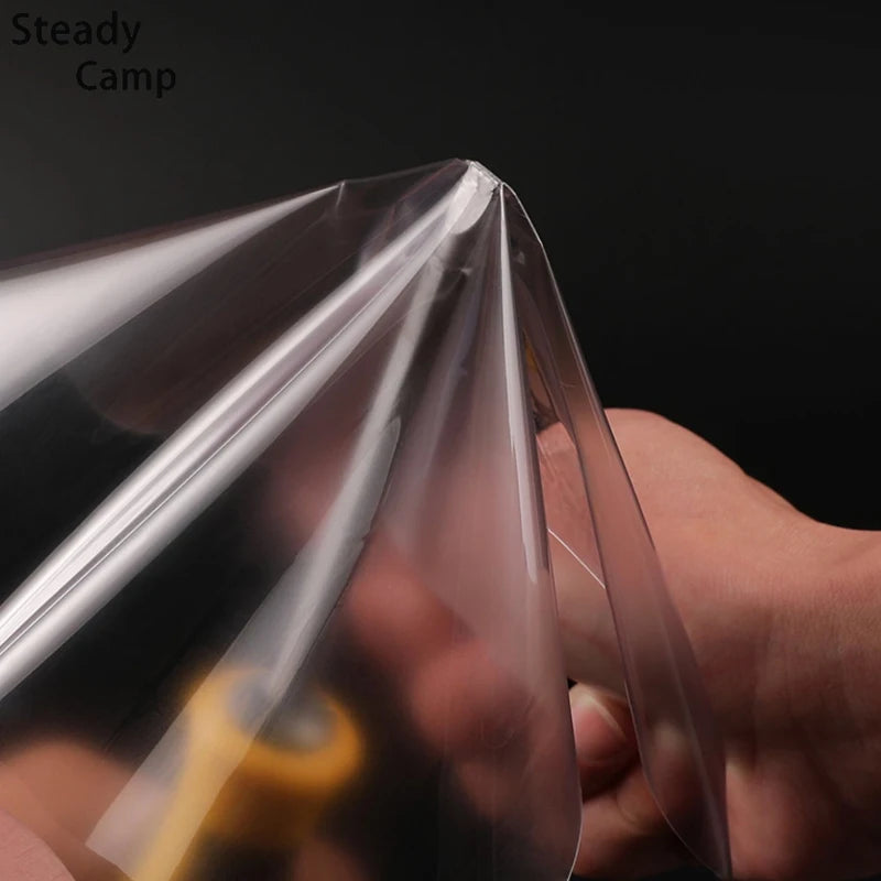 Self-Healing Smoked Black TPU Headlight Protection Film for Audi - image 5