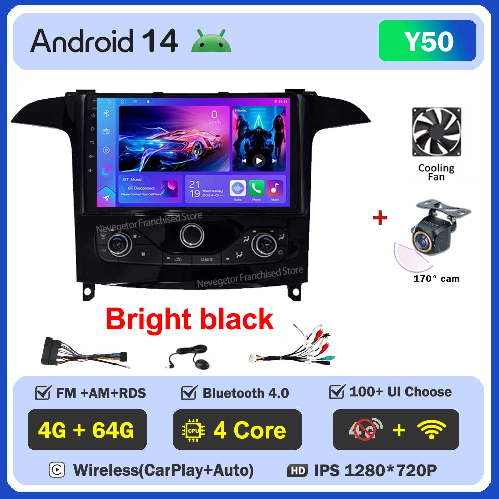 Android 16 9-Inch Car Multimedia Player for Ford S-MAX & Galaxy - image 16