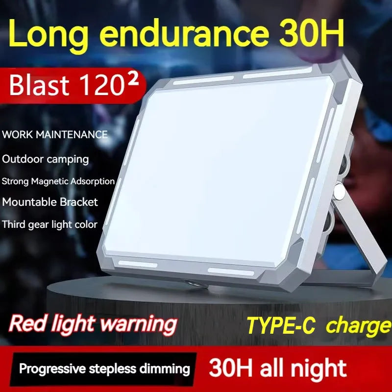 Rechargeable LED Camping Tent Light – Waterproof Searchlight