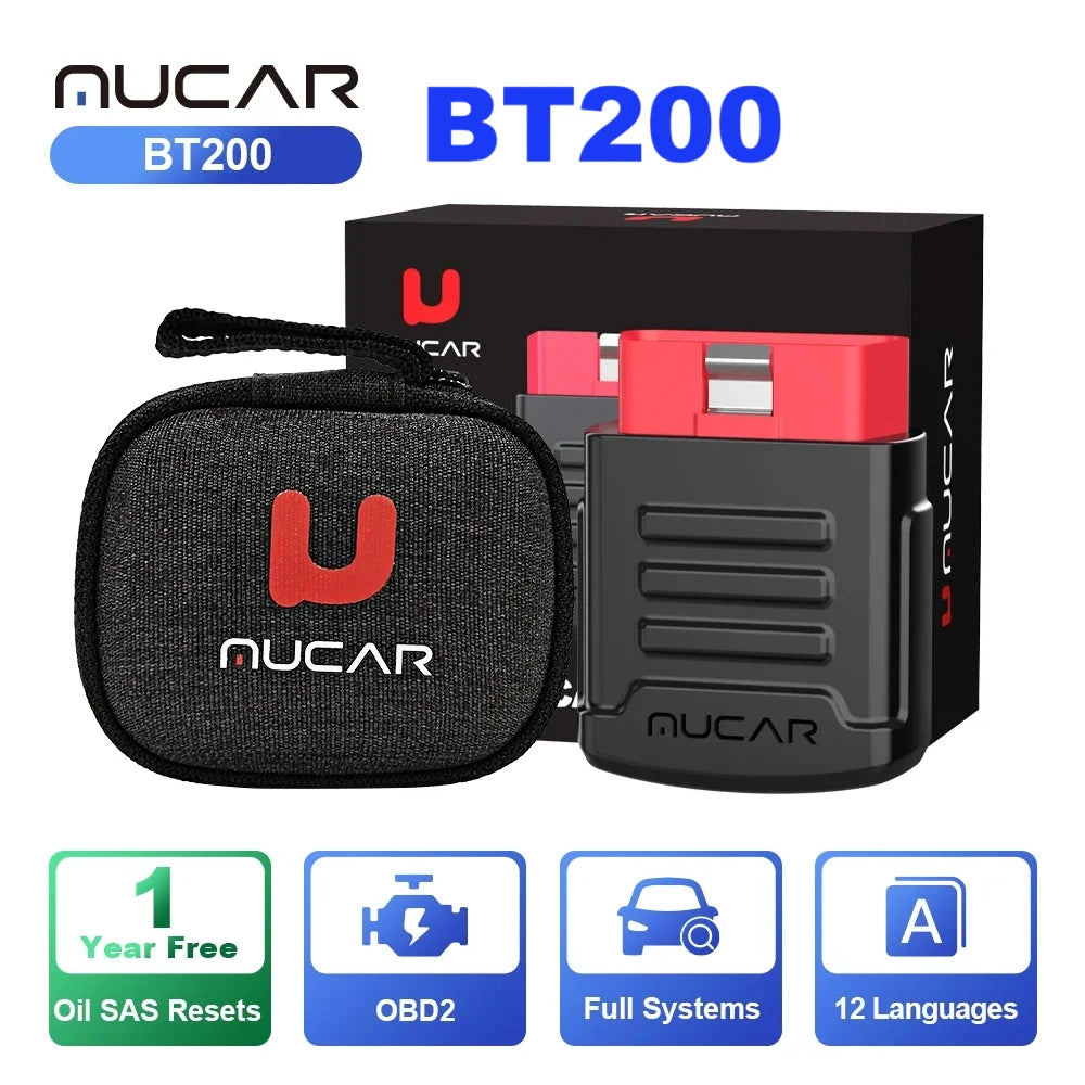 MUCAR BT200 Pro OBD2 Bluetooth Diagnostic Scanner for All Cars - image 8