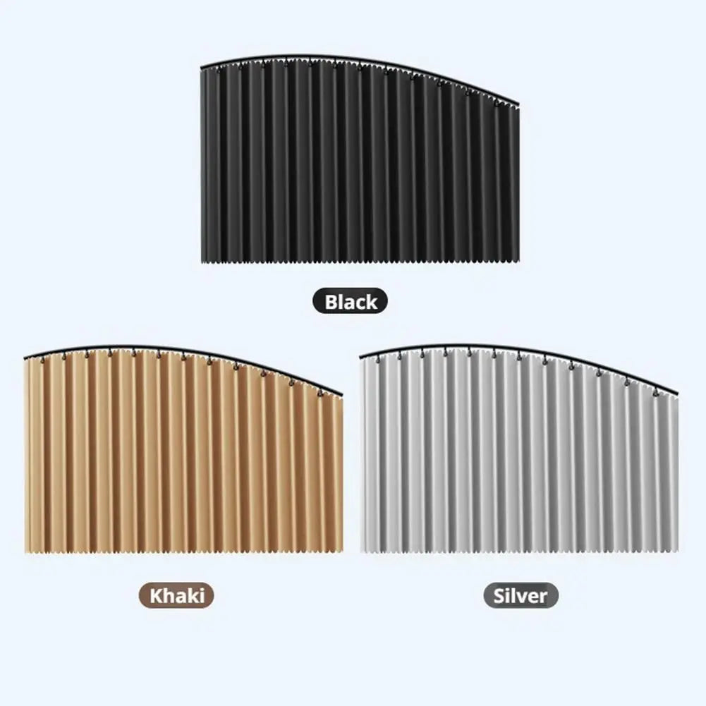 Car Side Window Pleated Sun Shades with Slide Track