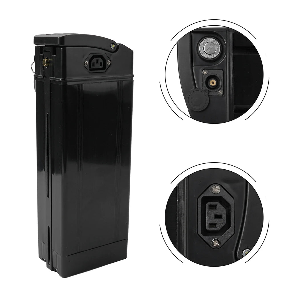 1 Set E-bike Replacement Parts High Quality Battery Box Electric Bike Black Ebike For 1865o Lithium Battery Accessories
