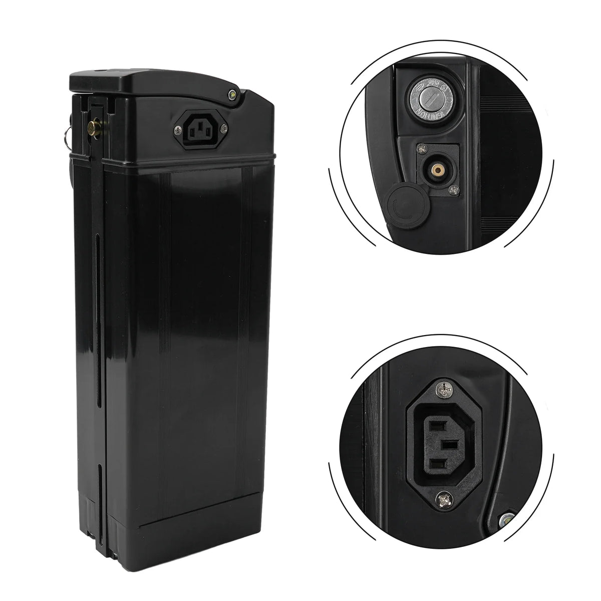 1 Set E-bike Replacement Parts High Quality Battery Box Electric Bike Black Ebike For 1865o Lithium Battery Accessories
