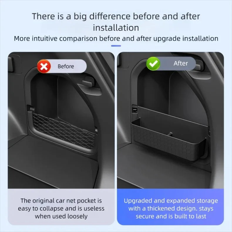 Trunk Side Storage Box for Toyota RAV4 XA50 XA60 2020-2026