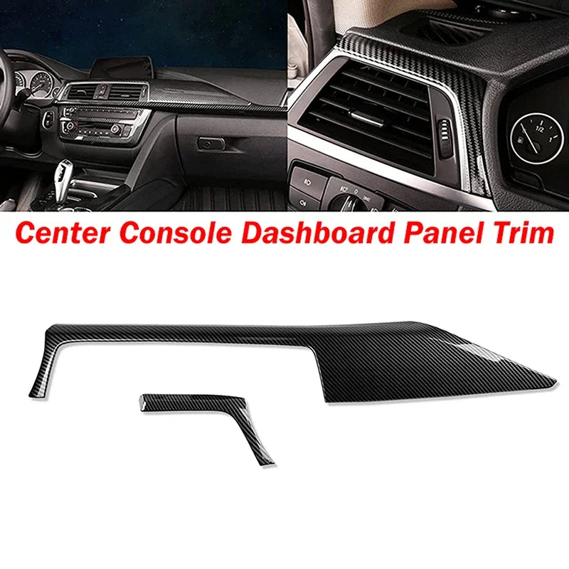 Carbon Fiber Look Dashboard Trim Cover for BMW 3 and 4 Series F30 F32