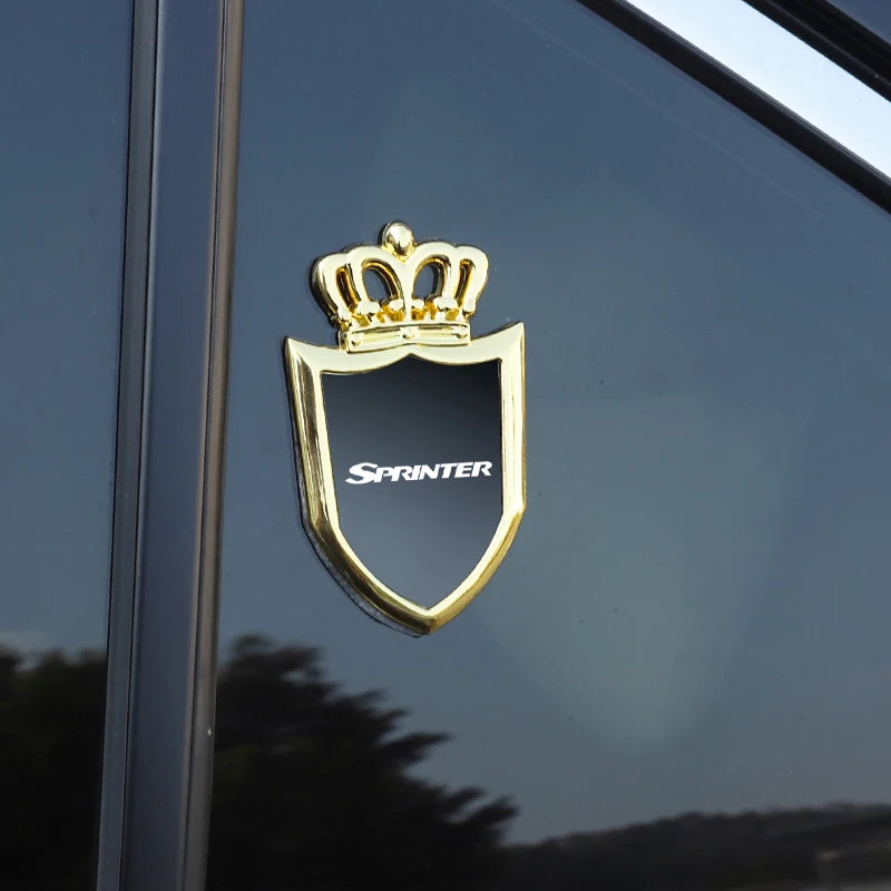 New body metal stickers window decals logo badge stickers for Mercedes Benz SPRINTER Car Accessories