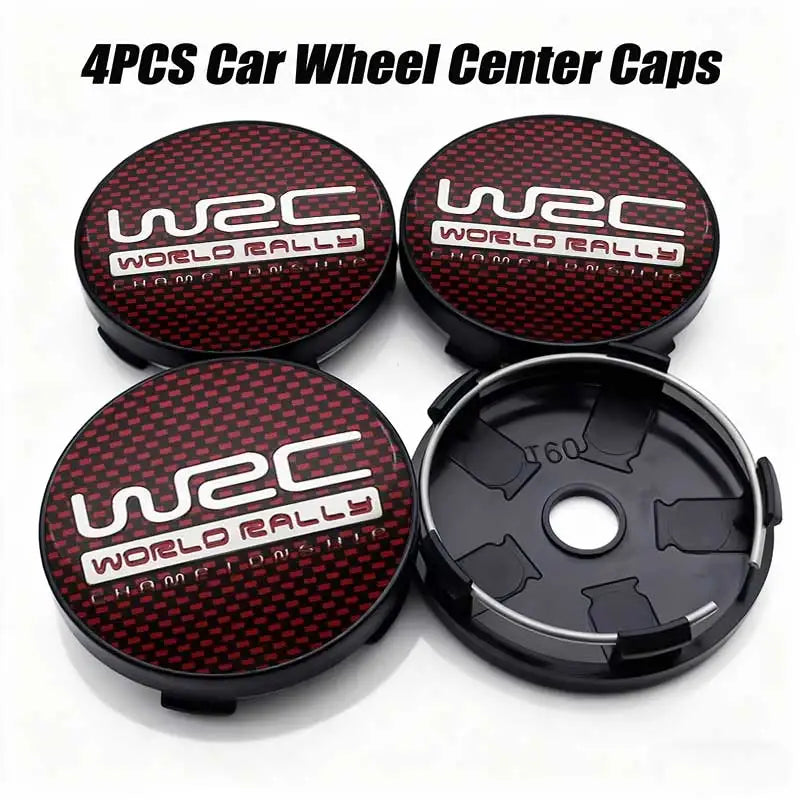 WRC Emblem Wheel Center Cap Stickers, 56/60mm 4-Pack - image 6