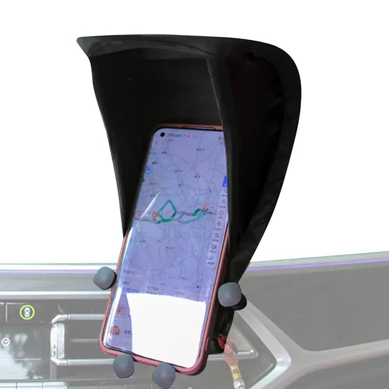 Universal Phone Sun Shade Umbrella for Car & Motorcycle - image 2