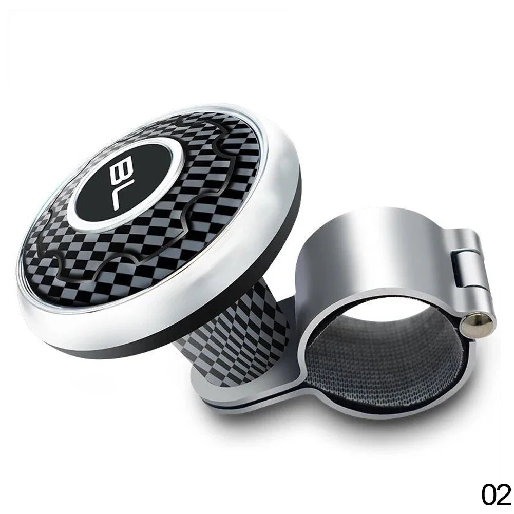 Steering Wheel Spinner Knob with Clamp for Cars & Trucks, Universal