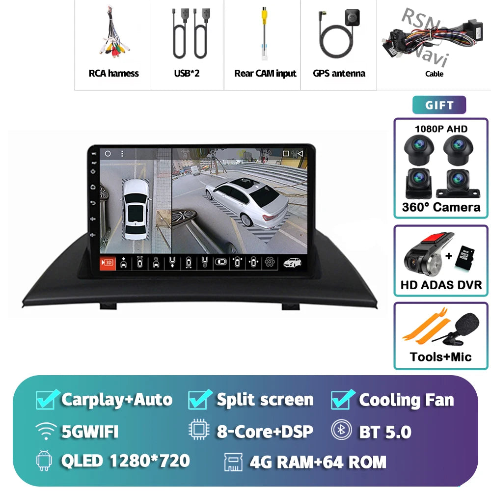 Android Car Stereo for BMW X3 E83 2004-2012 Carplay GPS - image 11