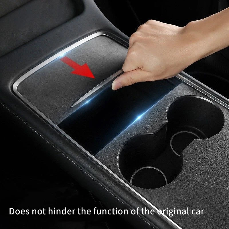 Suede Center Console Protector Cover For Model 3 Model Y Sticker Anti Scratch Fit Highland Interior Trim Panel Accessories