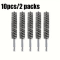 5-Piece Hex Shank Steel Wire Brushes for Drill