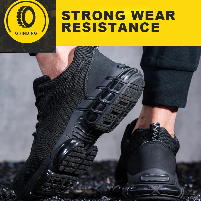 Breathable Non-Slip Steel Toe Shoes for Men & Women - image 5