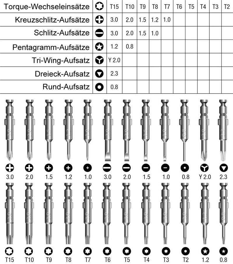170-in-1 Magnetic Screwdriver Bit Set Torx Phillips Phone PC Repair Kit - image 16