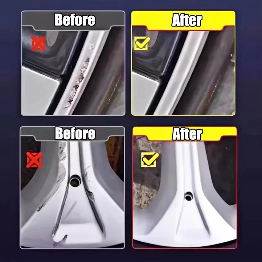 Wheel Rim Scratch Repair Paste - Restore Aluminum & Steel Rims (50ml) - image 3