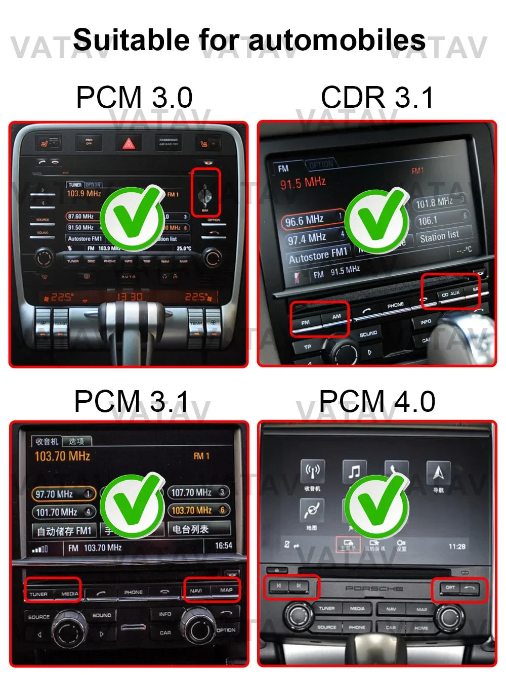 Wireless CarPlay & Android Auto Kit for Porsche PCM 3.0/3.1/4.0 - image 2