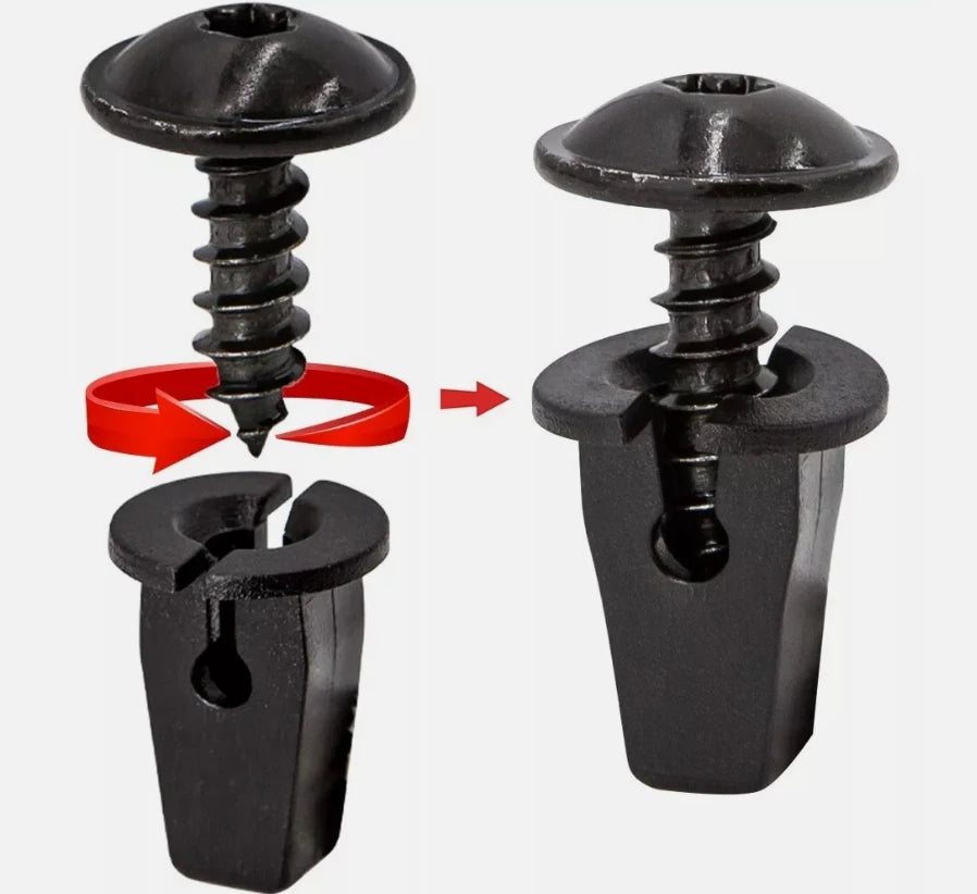 10 Pairs Fender Chassis Trim Mounting Bolts For Vw Torx Screw Bolt Bumper Arch Mud Flaps Splash Guards Undertray Trim Fixing