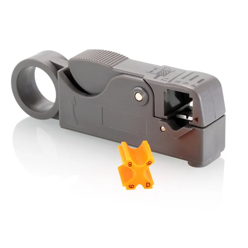 Wire Stripper Multi-Function Double-Blade Network Cable Pliers Wire Stripper Network Tool Coaxial Cable Wire Stripper