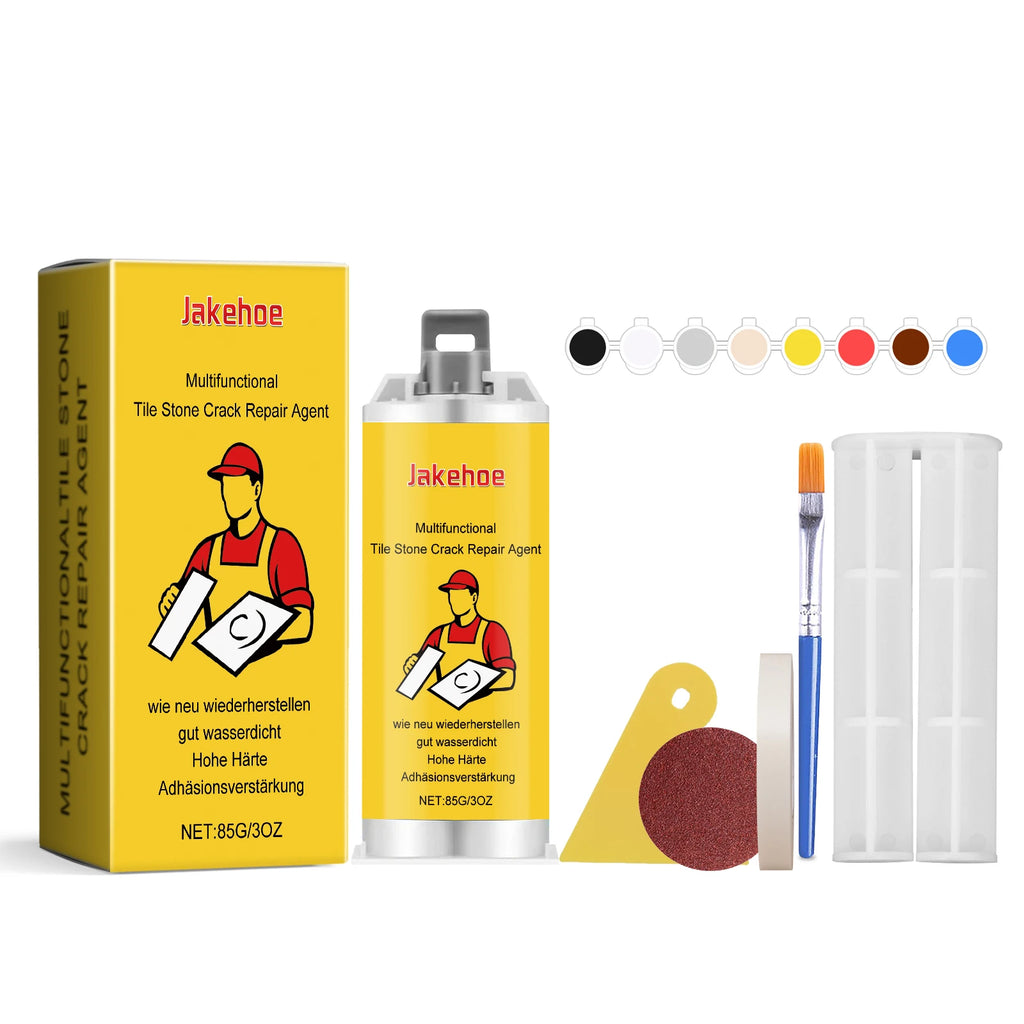 Tile Stone Crack Repair Agent Quickly Repair Ceramic Tiles Crack Restore Tile Integrity Waterproof Durable Ceramic Tile Care Set