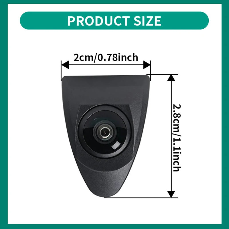 AHD Front View Logo Camera for Toyota Land Cruiser & Tacoma - image 4