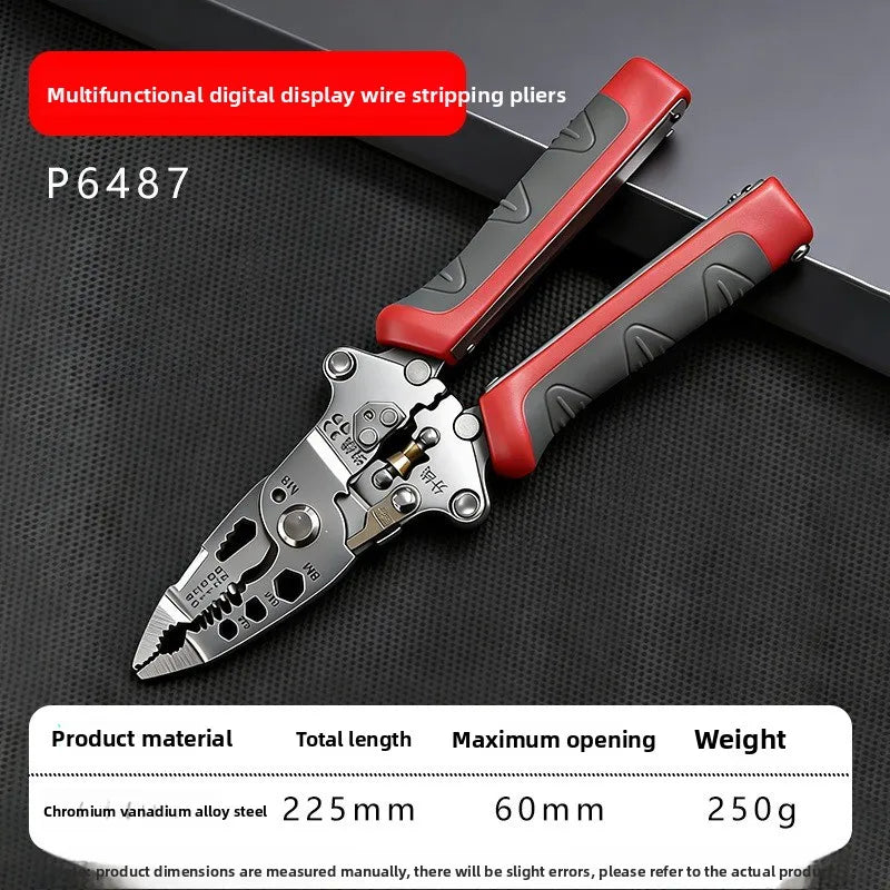 Foldable Wire Stripping & Crimping Pliers - Electrician Tool - image 6