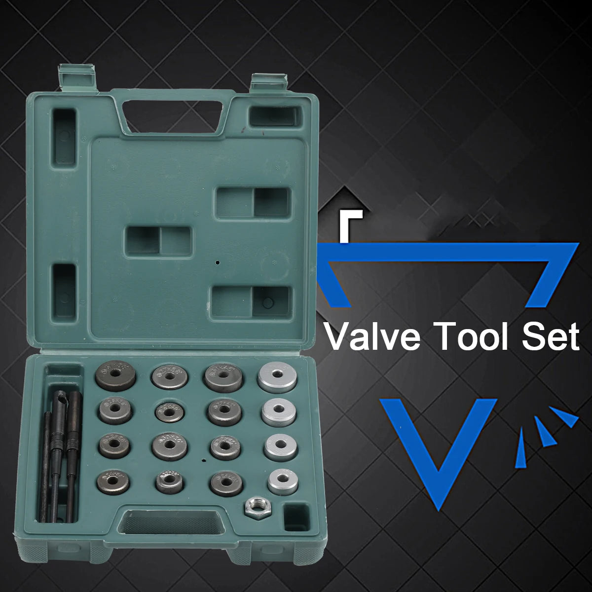 Carbide Valve Seat Cutter Reamer Kit for Motorcycle Engine Repair - image 10