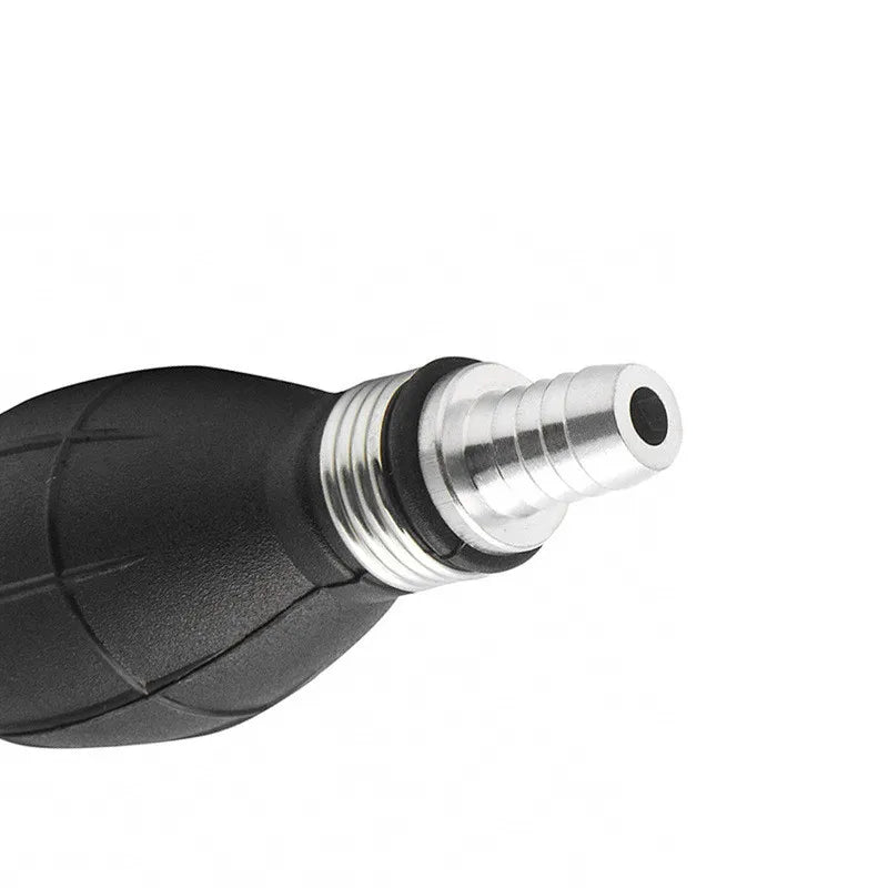 Hand Fuel Pump Line with Primer Bulb, 6/8/10/12mm Rubber Aluminum for Car, Boat and Outboard