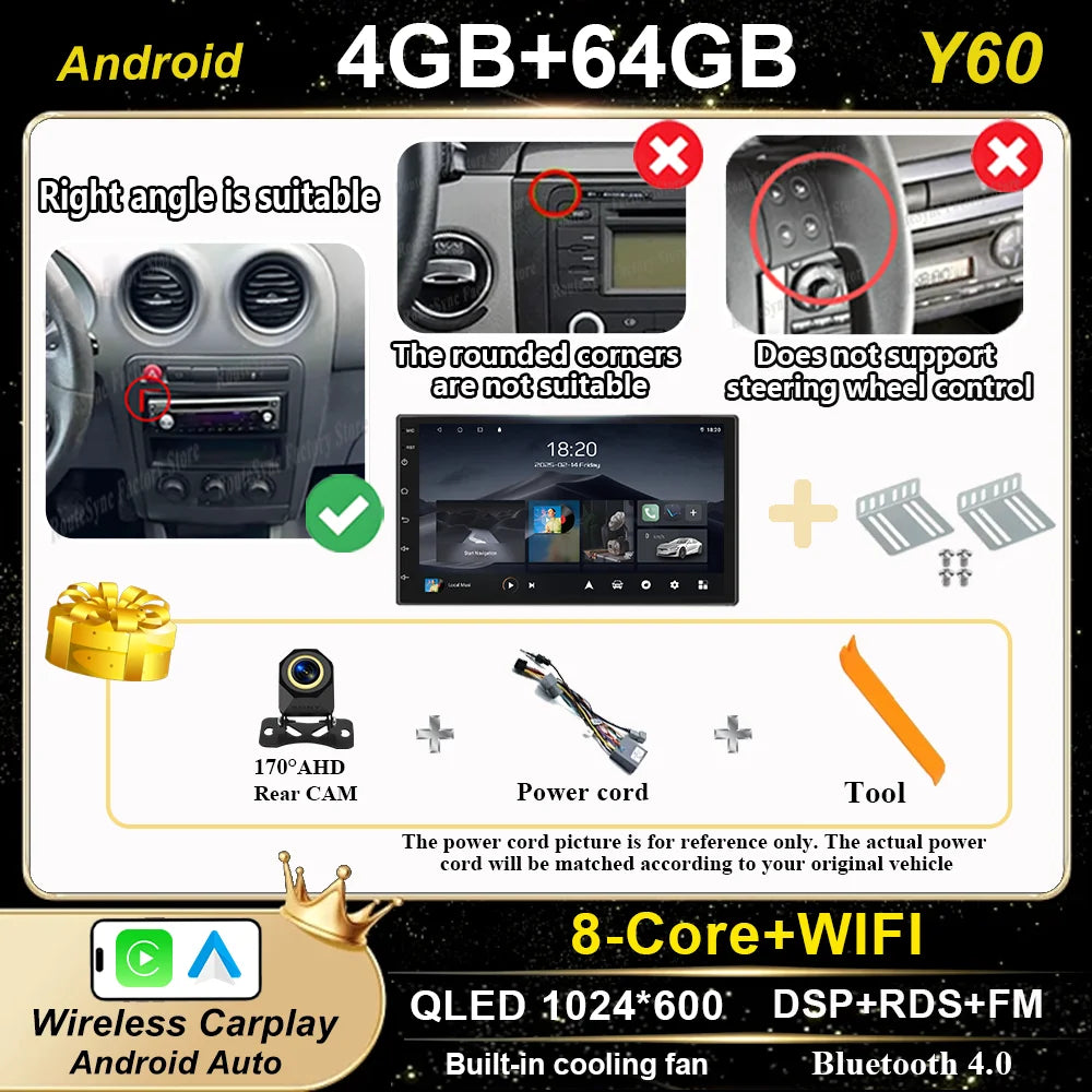 7-inch Android Car Stereo for Seat Ibiza 2000-2007 GPS CarPlay - image 12