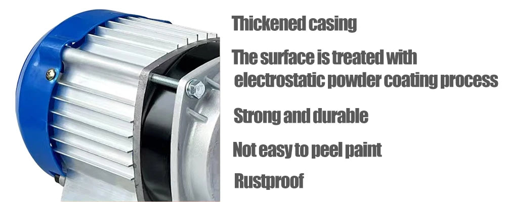 48V 60V Brushless Mid-Drive Motor, 500W to 2000W DC - view 10