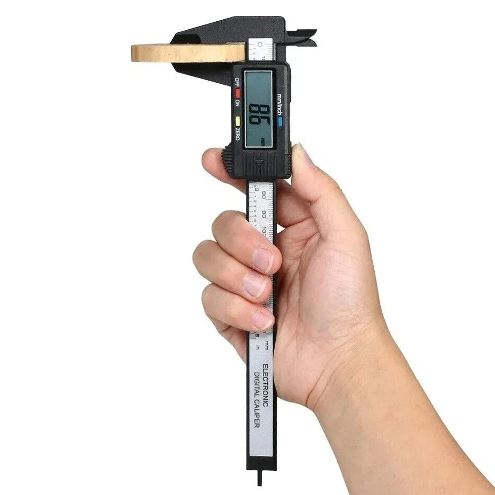 150mm 100mm Electronic Digital Caliper Carbon Fiber Dial Vernier Caliper Gauge Micrometer Measuring Tool Digital Ruler