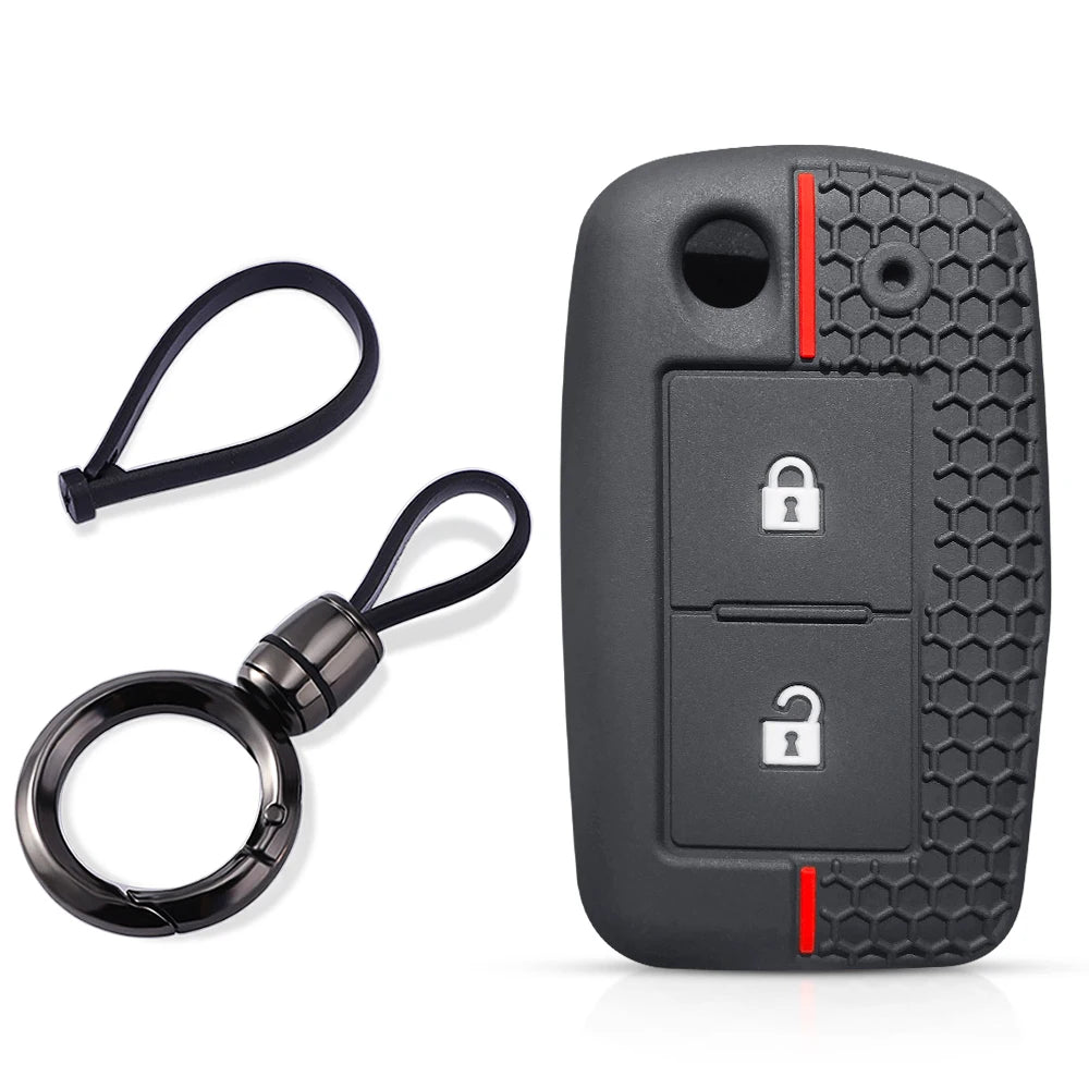 Silicone Key Fob Cover Case for Mitsubishi Triton 2024-2025
